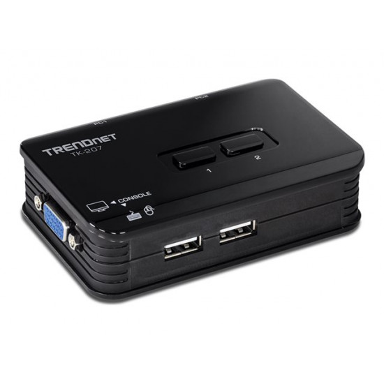 TRENDNET 2-Port USB KVM Switch Kit