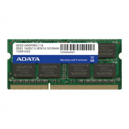 ADATA ADDS1600W4G11-S DDR3L SODIMM 4GB ADATA 1600MHz CL11 1.35V