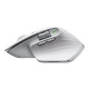 LOGITECH Master Series MX Master 3S for Mac Mouse ergonomic optical 7 buttons wireless Bluetooth 2.4 GHz pale grey for Apple MacBook