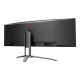 AOC AG493UCX2 49inch Curved VA 32:9 DQHD 5120x1440 165Hz 550 cd/m2 1ms HDMI2.0x3 DP USB type C with DO USB3.2x3