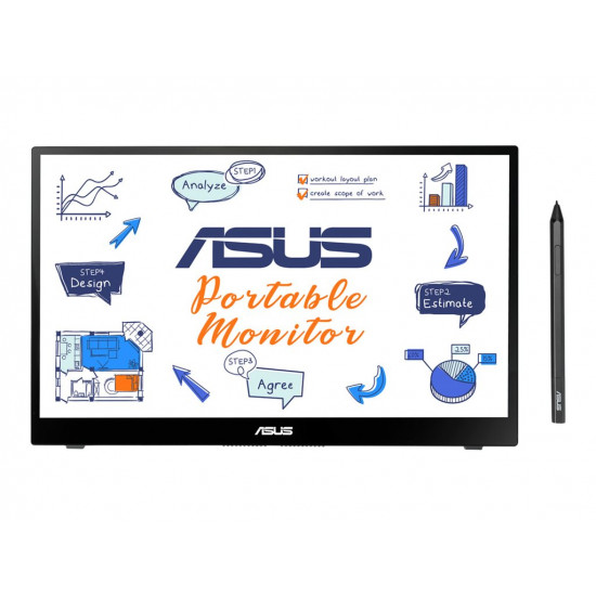 ASUS ZenScreen Ink MB14AHD 14inch IPS 1920x1080 16:9 Touch Typ-C Micro HDMI Autorotation