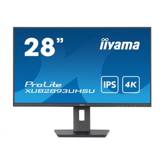 IIYAMA XUB2893UHSU-B5 28inch IPS 3840x2160 300cd/m2 3ms HDMI DP USB