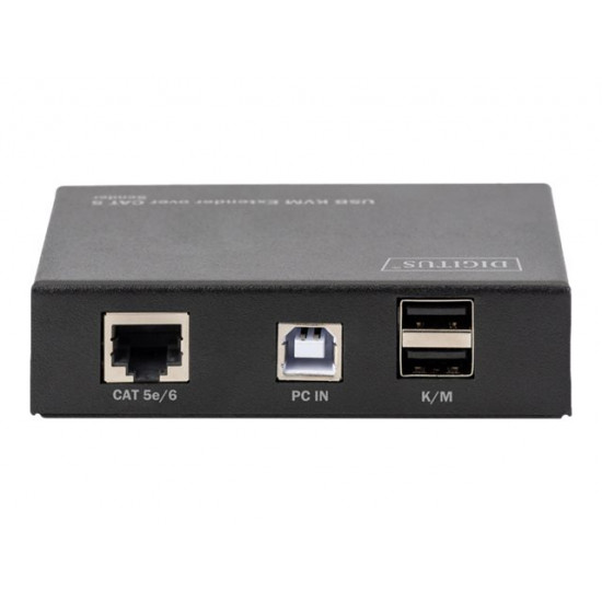 DIGITUS DS-51201 KVM Extender USB 1 Local + 1 Remote User up to 200M CAT5 UTP resolution 1920x1080 at 60Hz