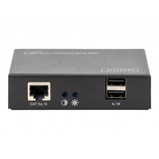 DIGITUS DS-51201 KVM Extender USB 1 Local + 1 Remote User up to 200M CAT5 UTP resolution 1920x1080 at 60Hz