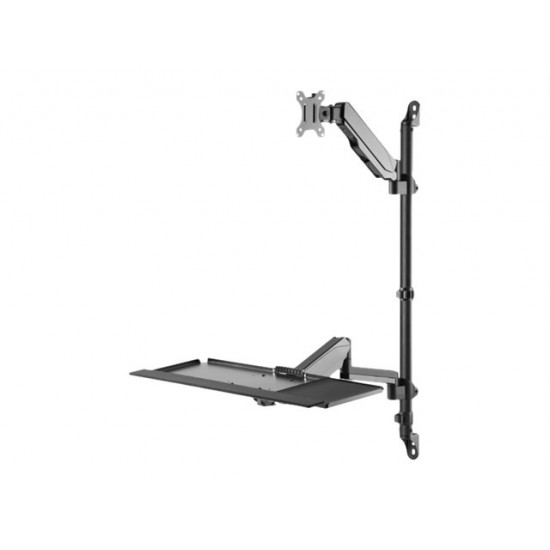 DIGITUS Flexible Single Monitor stand/seat wall-mounted workstation