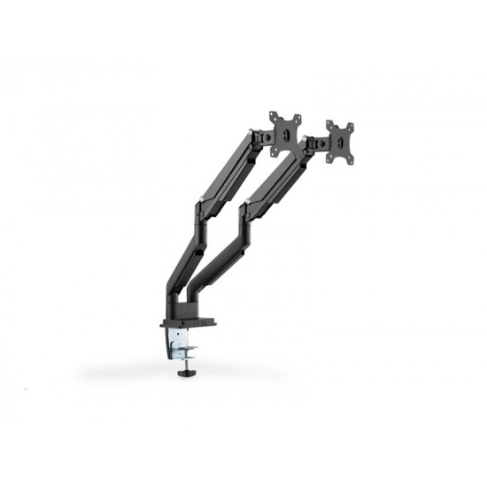 DIGITUS Dual Gas Spring Monitor Clamp Mount