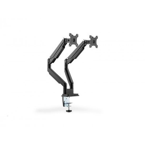 DIGITUS Dual Gas Spring Monitor Clamp Mount