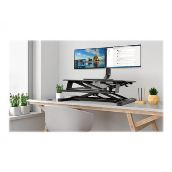 KENSINGTON space-saving dual monitor arm