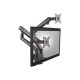 ICYBOX IB-MS314-T Monitor stand with table support for two monitors up to 32inch