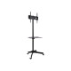 TECHLY 100730 Mobile stand for TV LCD/LED/Plasma 23-55 25kg VESA tilting with shelf