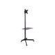 TECHLY 100723 Mobile stand for TV LCD/LED/Plasma 19-37 20kg VESA tilting with shelf