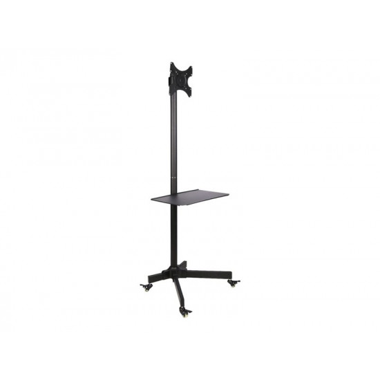 TECHLY 100723 Mobile stand for TV LCD/LED/Plasma 19-37 20kg VESA tilting with shelf