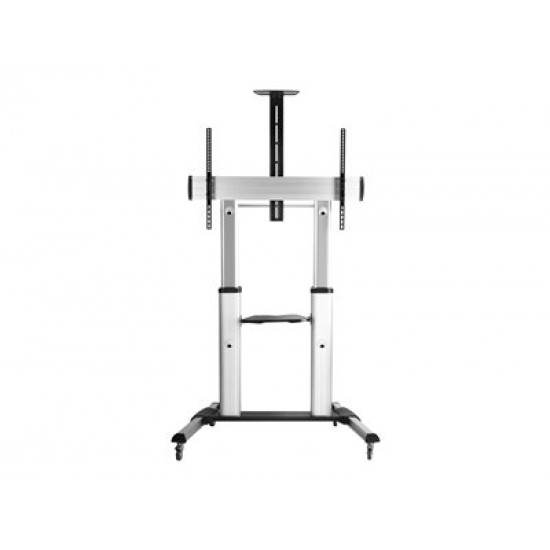 TECHLY 102734 Mobile stand for large TV LCD/LED/Plasma 60-100 100kg VESA 2 shelves