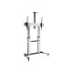 TECHLY 102734 Mobile stand for large TV LCD/LED/Plasma 60-100 100kg VESA 2 shelves