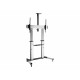 TECHLY 102734 Mobile stand for large TV LCD/LED/Plasma 60-100 100kg VESA 2 shelves