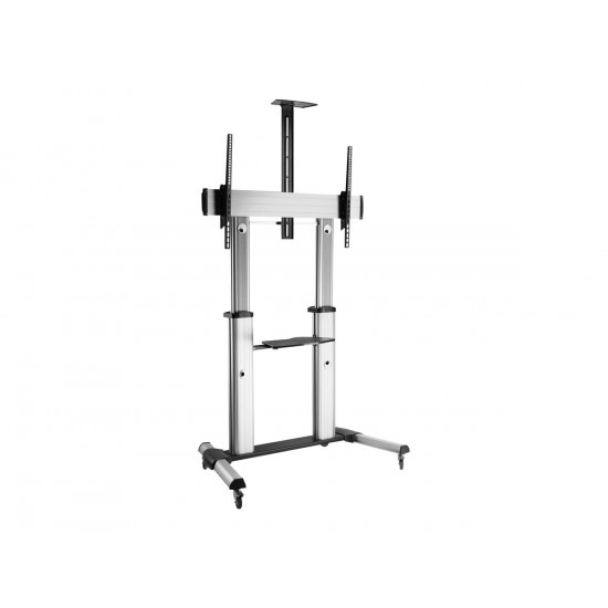 TECHLY 102734 Mobile stand for large TV LCD/LED/Plasma 60-100 100kg VESA 2 shelves