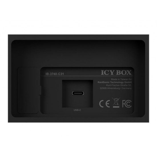 ICY BOX IB-3740-C31 USB 3.1 Type-C SINGLE enclosure for 4x2.5/3.5inch SATA HDDs/SSDs