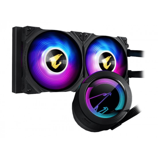 GIGABYTE AORUS WATERFORCE 240LIQUID CPU COOLER with ARGB display