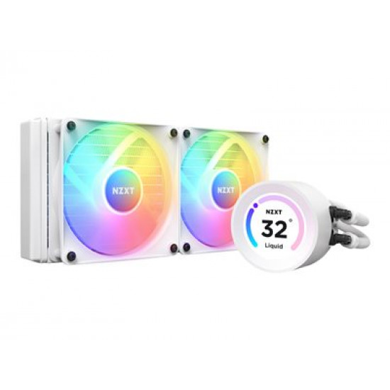 NZXT CPU water cooling Kraken Elite 240 RGB LCD White