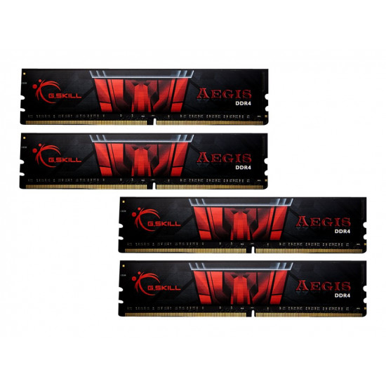 G.SKILL F4-3200C16Q-64GIS G.Skill Aegis DDR4 64GB (4x16GB) 3200MHz CL16 1.35V XMP 2.0