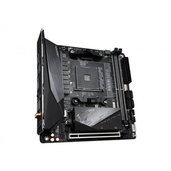 GIGABYTE B550I AORUS PRO AX AM4 DDR4 2xM.2 4xSATA WiFi DP HDMI mITX MB