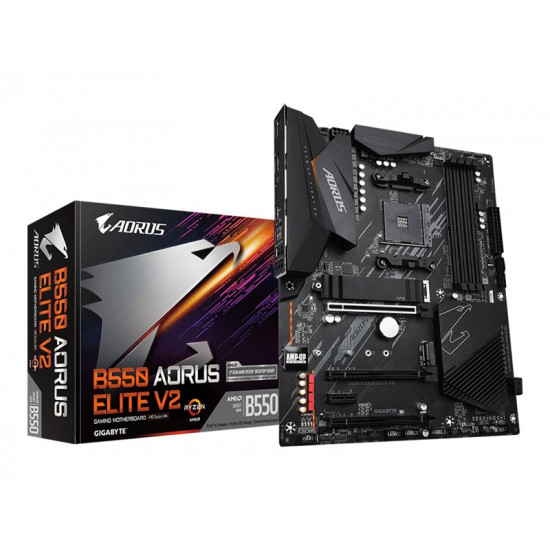 GIGABYTE B550 AORUS ELITE V2 AM4 DDR4 2xM.2 4xSATA HDMI ATX MB