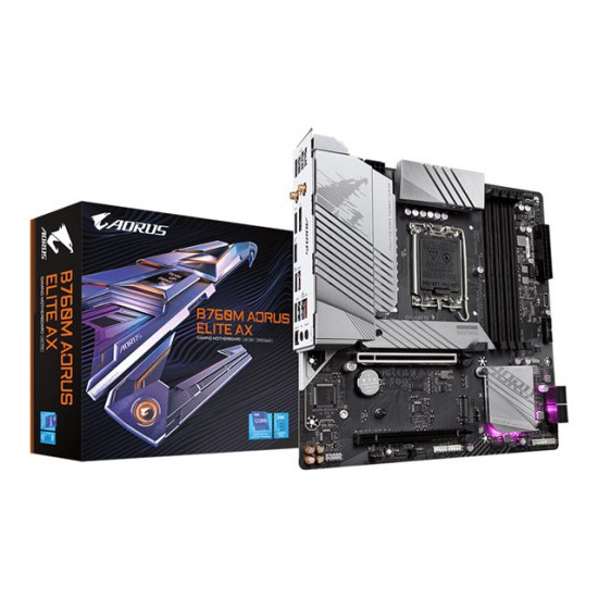 GIGABYTE B760M AORUS ELITE AX LGA1700 4xDDR5 4xSATA 2xM.2 1xDP 1xHDMI