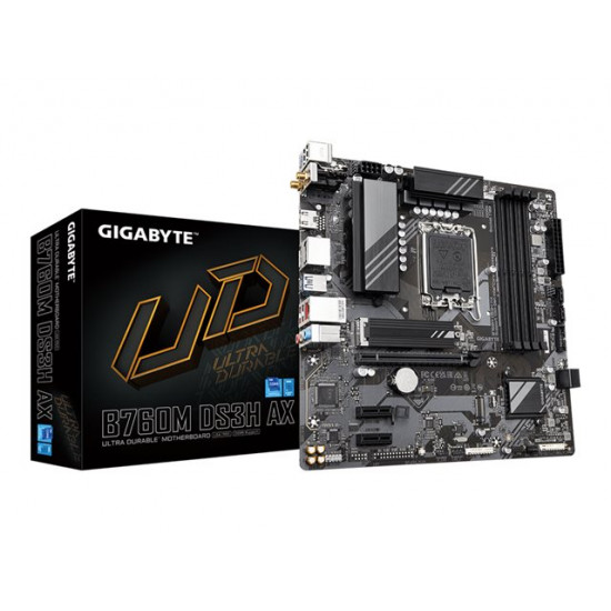 GIGABYTE B760M DS3H AX LGA1700 4xDDR5 4xSATA 2xM.2