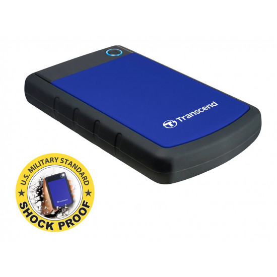 TRANSCEND 2TB StoreJet 6.4cm 2.5inch H3B portable HDD USB 3.0 blau