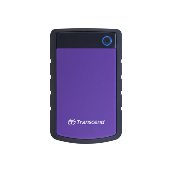 TRANSCEND 4TB StoreJet 25H3 USB 3.0 2.5 Rubber Case Anti-Shock Purple