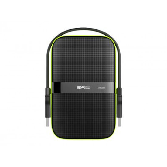 SILICONPOW SP050TBPHDA60S3K External HDD Silicon Power Armor A60 2.5 5TB USB 3.0, IPX4, Black