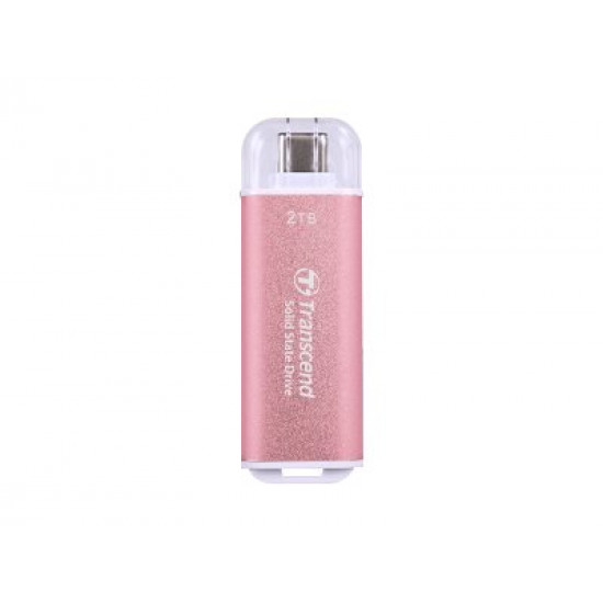 TRANSCEND ESD300P 1TB External SSD USB 10Gbps Type C Pink