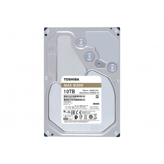 TOSHIBA N300 NAS Hard Drive 10TB 7200 rpm Buffer size 256MB 3.5inch