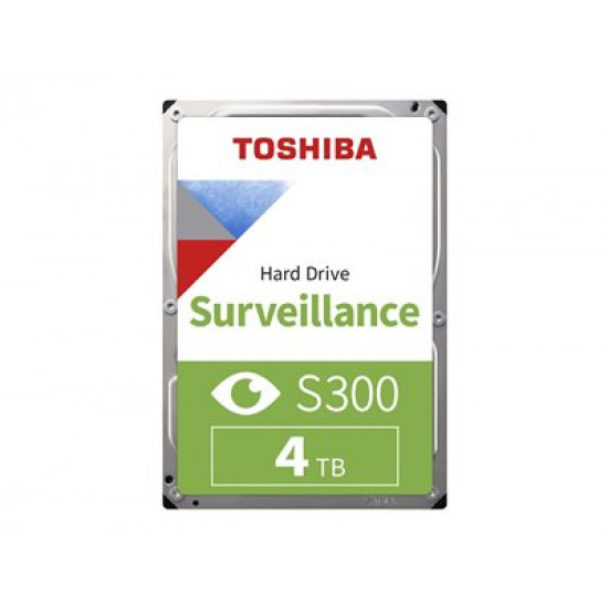 TOSHIBA S300 Surveillance HDD 4TB 3.5inch SATA 5400rpm 256MB 24/7 3yr BULK