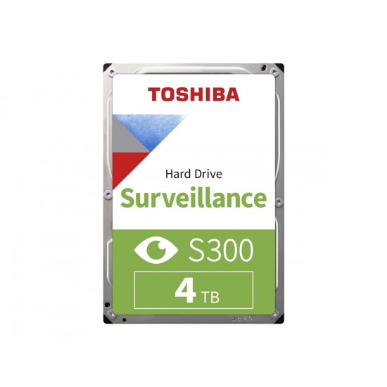 TOSHIBA S300 Surveillance HDD 4TB 3.5inch SATA 5400rpm 256MB 24/7 3yr BULK