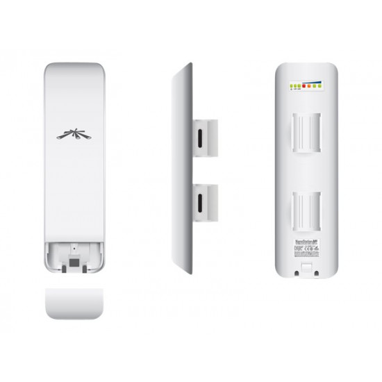 UBIQUITI NSM2 Ubiquiti NanoStation M2 2.4GHz AirMax, 802.11g/n, 11 dBi Antenna, 28 dBm