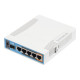 MIKROTIK RB962UiGS-5HacT2HnT hAP ac Access Point Dual Band 5x RJ45 1000Mb/s 1x SFP 1x PoE