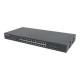 INTELLINET 561044 Gigabit Ethernet Switch with 2 SFP Ports 24 x 10/100/1000 Mbps RJ45 Ports + 2 x SFP IEEE 802.3az 19inch Rackmount