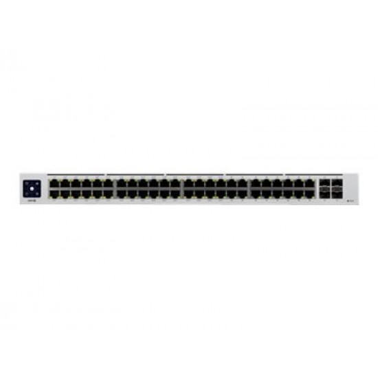 UBIQUITI USW-48-POE UniFi Managed Switch gen2 32x Gigabit POE+ ports / 16x Gigabit POE ports / 4x SFP 1GB Ports 32W per port