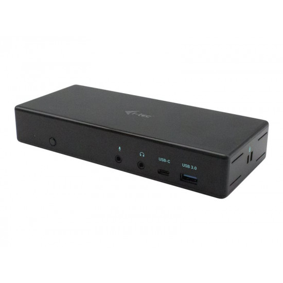 I-TEC USB-C Quattro Display Docking Station 2xDP 2xHDMI 1xGLAN 5xUSB 3.0 1xUSB-C-Data 1xAudio 1xMic 85W PD KL