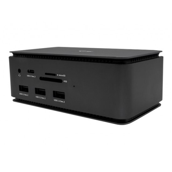 I-TEC USB4 Metal Docking station Dual 4K HDMI DP with Power Delivery 80W + Universal Charger 112W