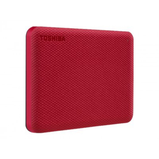 TOSHIBA Canvio Advance 2TB 2.5inch External Hard Drive USB 3.2 Gen1 Red