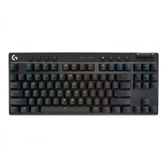 LOGITECH G PRO X TKL LIGHTSPEED Gaming Keyboard BLACK (US) INTL 2.4GHZ/BT TACTILE