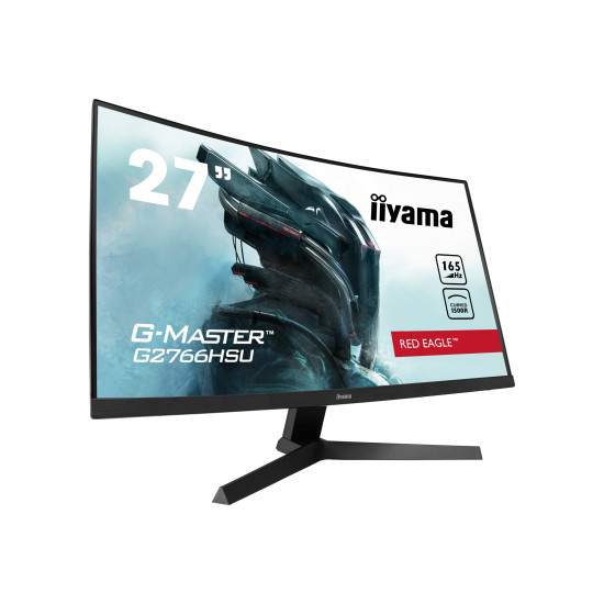 IIYAMA G2766HSU-B1 27inch ETE VA FHD Curved Gaming 1500R 16:9 3000:1 250cd/m2 1ms 2xHDMI