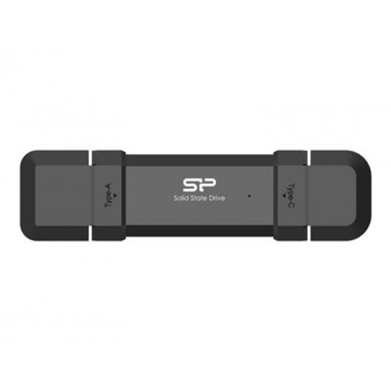 SILICON POWER DS72 1TB USB-A USB-C 1050/850 MB/s External SSD Black