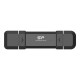 SILICON POWER DS72 1TB USB-A USB-C 1050/850 MB/s External SSD Black