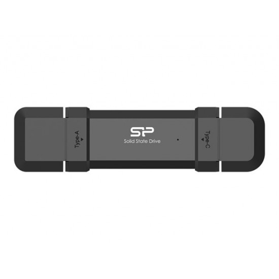 SILICON POWER DS72 1TB USB-A USB-C 1050/850 MB/s External SSD Black