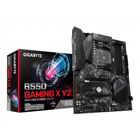 GIGABYTE B550 GAMING X V2 AM4 DDR4 2xM.2 4xSATA HDMI ATX MB