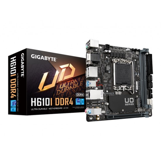 GIGABYTE H610I DDR4 LGA 1700 1xHDMI 2xDP 1xD-Sub 4xSATA 6Gb/s