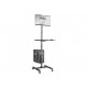 DIGITUS Mobile workstation with individual height adjustment